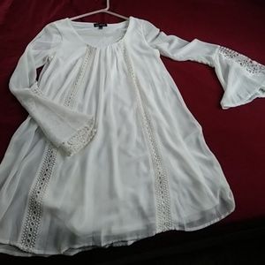 White formal dress